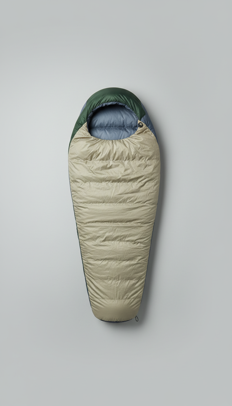 Dune beige ultralight sleeping bag
