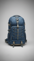 Twilight blue modular hiking backpack