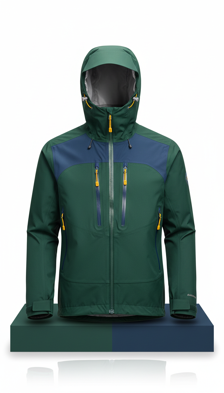 Waterproof Jacket in Alpine Green